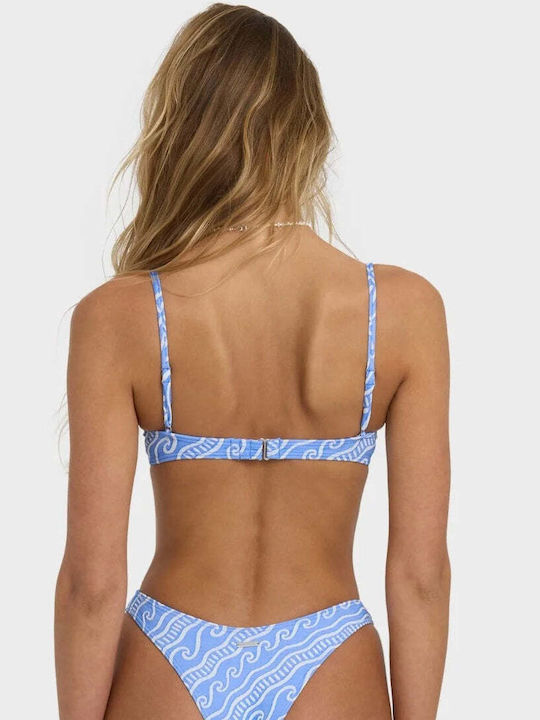 Waves Bikini Top με Ενίσχυση Μπλε