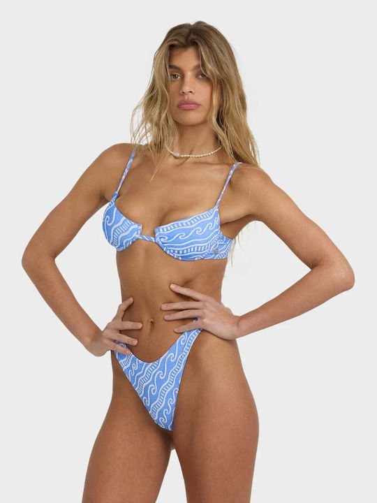 Waves Bikini Top με Ενίσχυση Μπλε