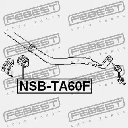 Μπροστινός Δακτύλιος Σταθεροποιητή Nissan Armada Ta60 2003.08 Us 54613-zq00a