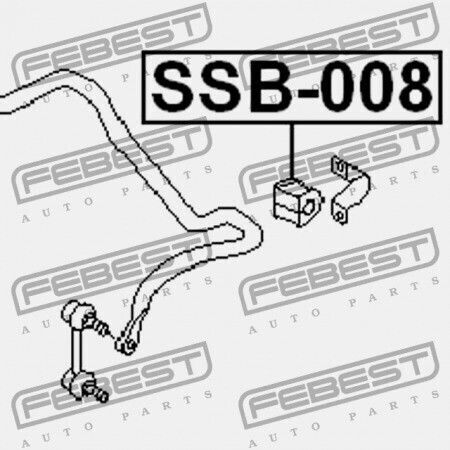 Πίσω Δακτύλιος Σταθεροποιητή Subaru Legacy B12 1998.04-2003.06 El 20464-ae060