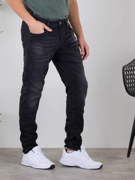 Pantaloni De Blugi Pentru Bărbați Slim Fit Negri