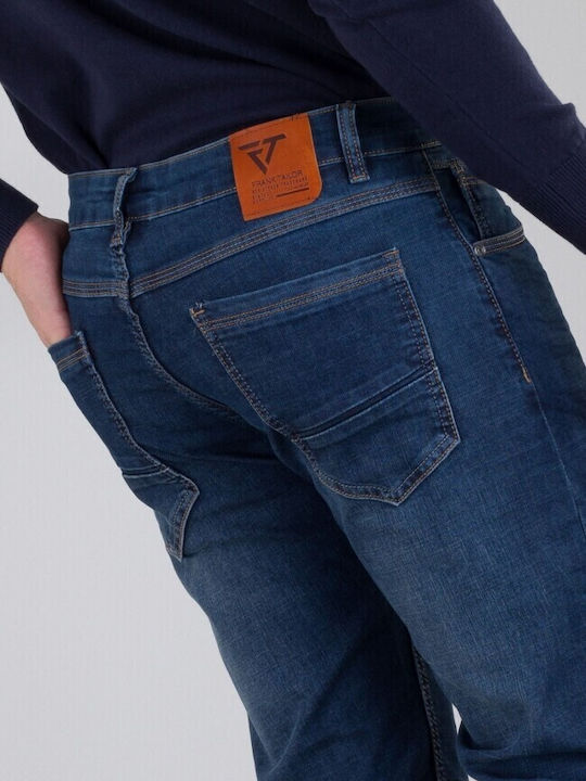 Pantaloni Jeans Pentru Bărbați Albastru Închis