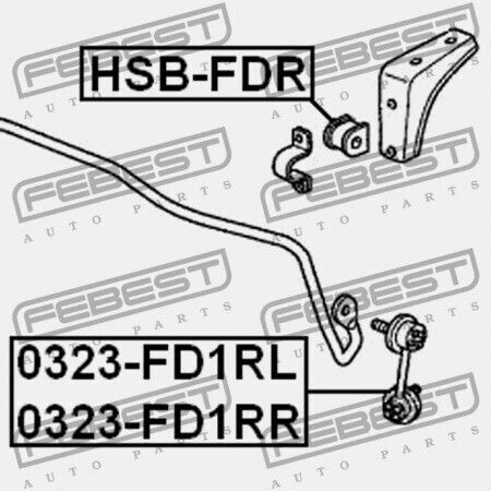 Πίσω Δακτύλιος Σταθεροποιητή Honda Civic 4d Fd1 2006-2014 Jp 52306-sng-j01
