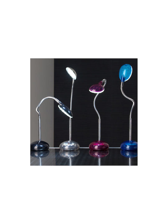 Brilliant Timmi LED Office Lighting with Flexible Arm in Pink Color