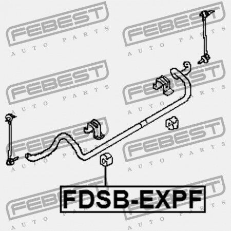 Inel Stabilizator Frontal Dreapta Ford Explorator Cadru 2011-2013 Can Aa8z-5484-b
