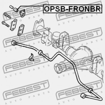 Rear Stabilizer Ring Opel Frontera B 1998-2004 0444348
