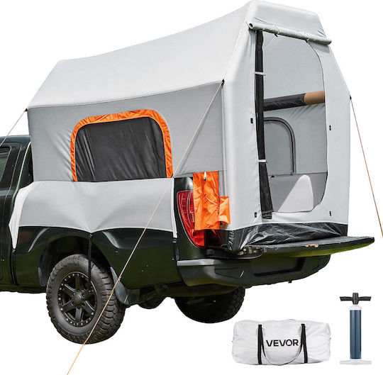 Vevor Camping Tent Tunnel Car Inflatable Storage White 3 Seasons for 3 People 220x165x183cm