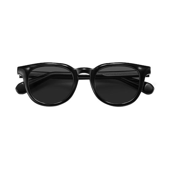 Techsuit Cycling Glasses 8663 Black With Black Frame And Polarized Transparent Lenses