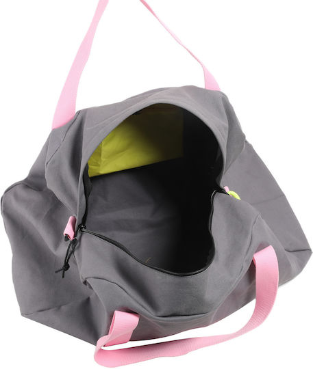 Smiley Smiley Gesicht Sack Reise Grau Stoff M62xP29xH30cm