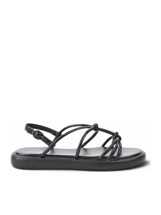 Women's Flat Sandals Black