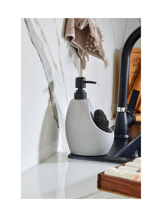 SteweHome Grey Ceramic Soap Dish