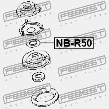 Febest Stoßdämpfer Für Nissan Terrano