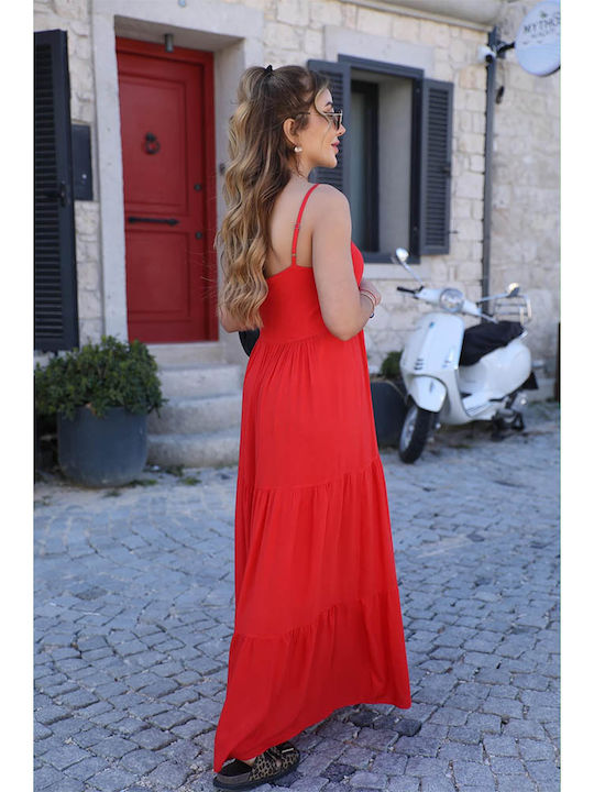 Rochii De Vară Pentru Femei Maxi Rochie Roșie