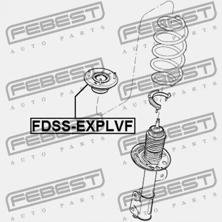 Febest Абсорбатор На Удари За Ford Explorer 2011-2013