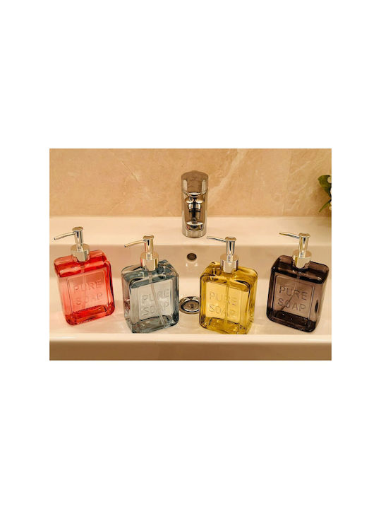 SteweHome Dispenser Κουζίνας Γυάλινο Μαύρο 500ml