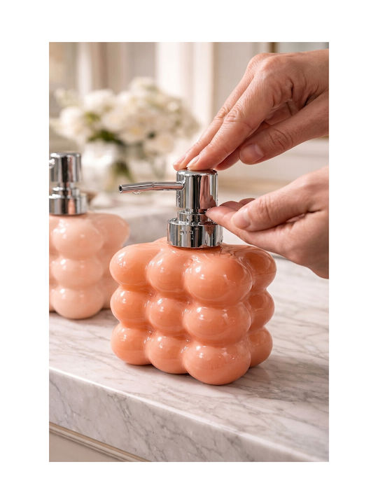SteweHome Kitchen Glass Orange Dispenser 300ml