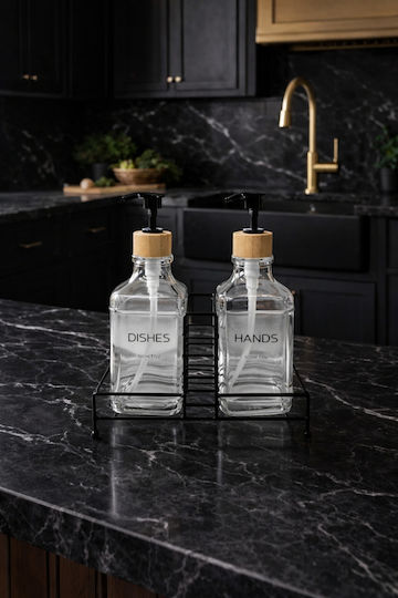 SteweHome Spender Küche Glas Weiß 500ml