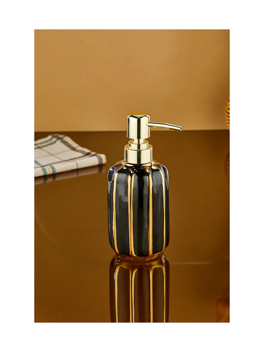 SteweHome Dispenser Κουζίνας από Πορσελάνη Μαύρο 340ml