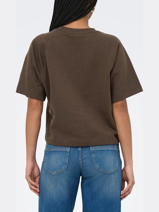 Only Women's Brown T-shirt