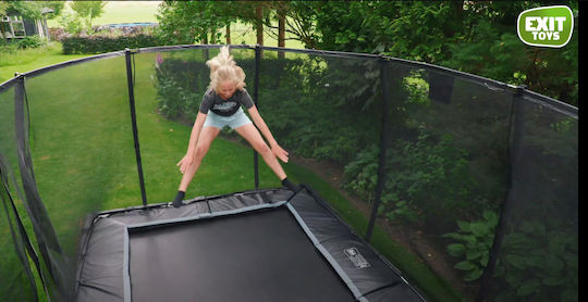 Exit Toys Outdoor Trampoline 275cm Diameter with Protective Net