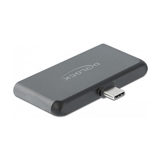DeLock Stație de andocare USB-C cu HDMI 4K PD pentru iPad Pro Gri (87751)