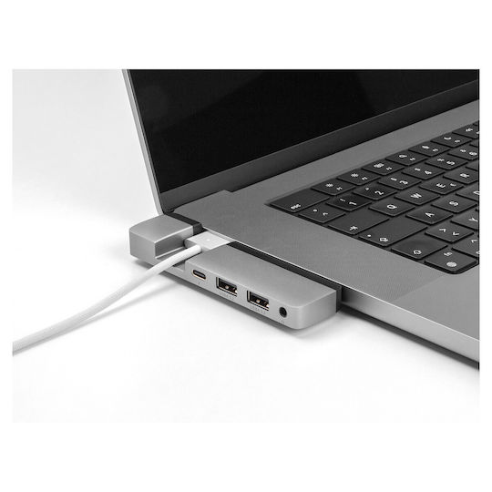 DeLock Docking Station with Dual USB-C 4K PD Ethernet for MacBook Pro / MacBook Air Grey (87757)