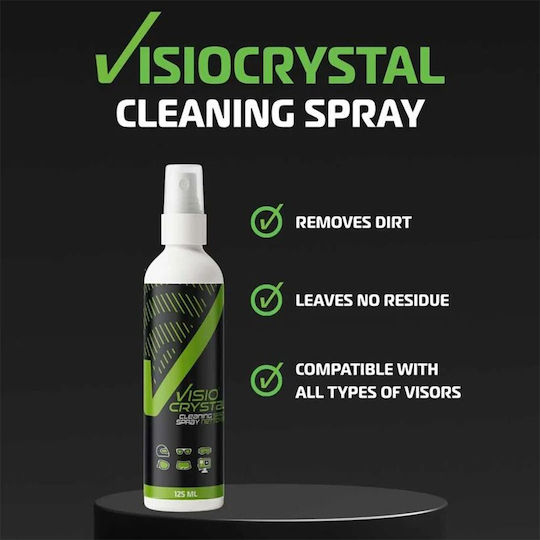 Visiocrystal 125ml Visiodry 35ml Visiofog Visiodry Essentials Visor Cleaning Kit