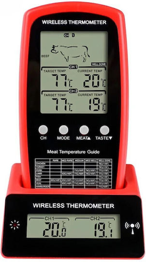 Ψηφιακό Θερμόμετρο Φούρνου με Ακίδα +50°C / +50°C