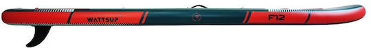 Wattsup F12 Inflatable SUP Board with Length 3.66m Turquoise