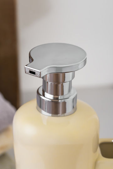 SteweHome Dispenser Κουζίνας από Πορσελάνη Εκρού 550ml