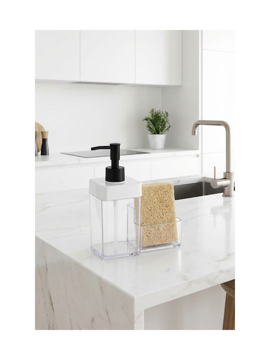 SteweHome Dispenser De Bucătărie Încorporat Din Plastic Negru 350ml