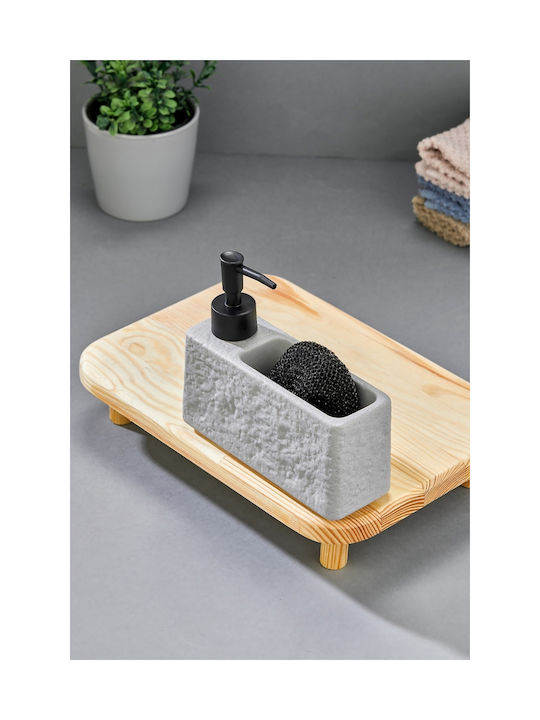 SteweHome Dozator De Bucătărie Ceramică Gri 480ml
