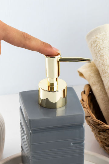 SteweHome Dispenser Κουζίνας από Πορσελάνη Γκρι