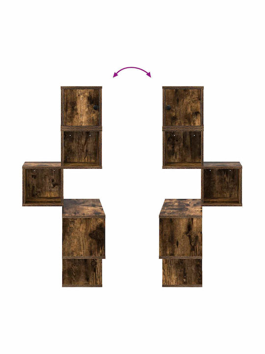 TV-Ständer Regal Braune M48xP48xH120cm