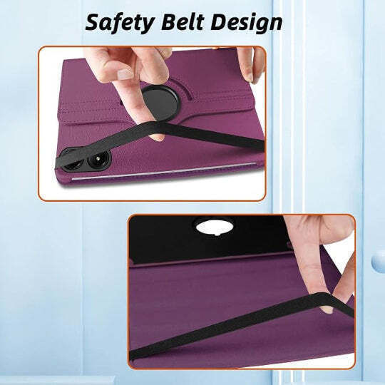 360° Rotating Stand Book Case Redmi Pad Pro 12.1" Poco Pad 12.1" Purple