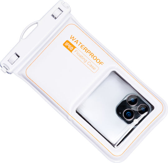TelForceOne Αδιάβροχη Θήκη έως 6.9" Λευκό GSM275019