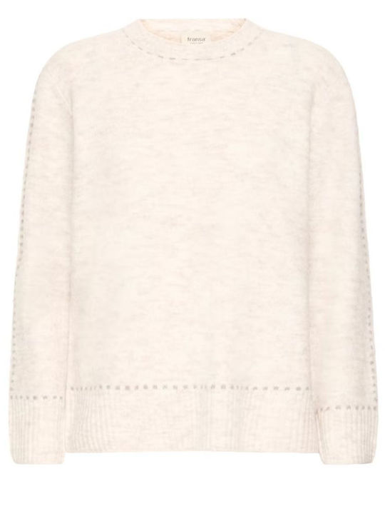 Women's Long Sleeve Sweater Ecru