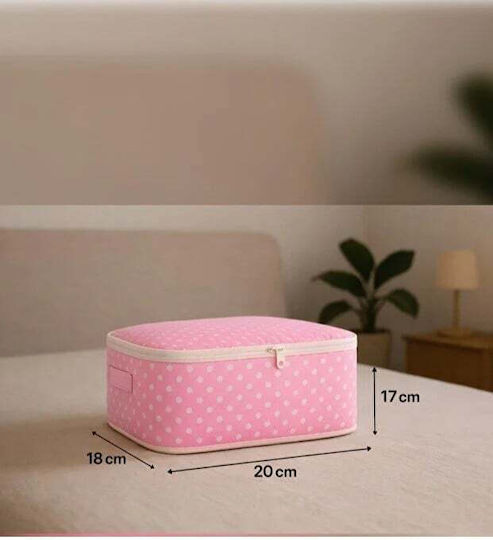 SteweHome Clothes Storage Case in Pink Colour 28x35cm 6pcs