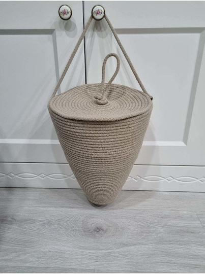 SteweHome Πλαστική Σακούλα Αποθήκευσης Ρούχων σε Μπεζ Χρώμα 30x20cm