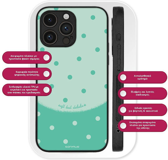 Sonique Delulu Polka Era Serie Xiaomi Redmi Note 15 Pro 4G Weiche Handyhülle