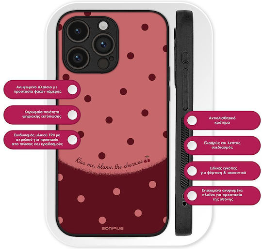 Калъф Sonique Delulu Polka Era Series Xiaomi Xiaomi 17 Pro 5g Blame Cherries