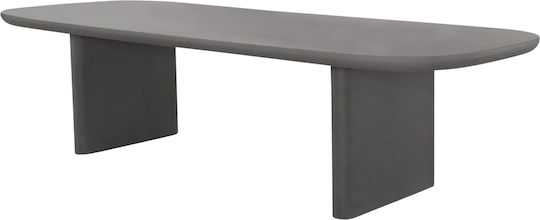 Azami Dining Room Table from Concrete Grey 300x112x75cm