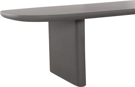 Azami Dining Room Table from Concrete Grey 300x112x75cm