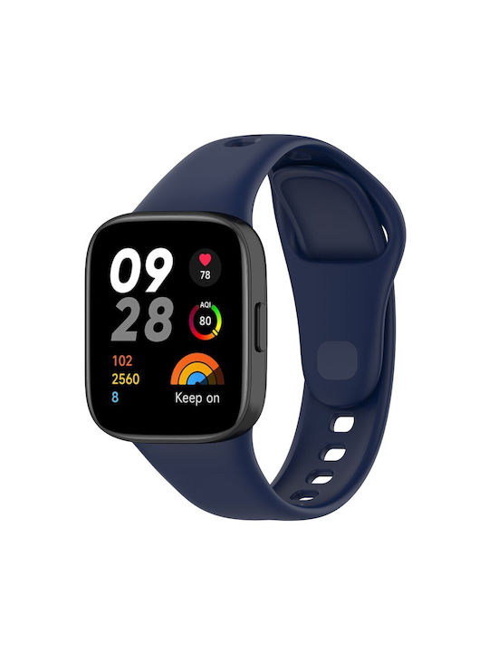 3 Armband Silikon Marineblau (Redmi Watch 3)