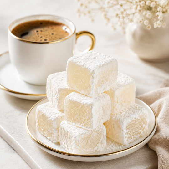 Ръчно изработени локумчета с вкус ванилия 100 Gr