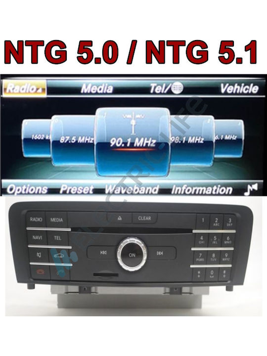 LM Digital Auto-Audiosystem für Mercedes-Benz ML / GLE 2012 > 2015 Bluetooth USB Eingebautes Wi-Fi GPS Apple CarPlay Android Auto