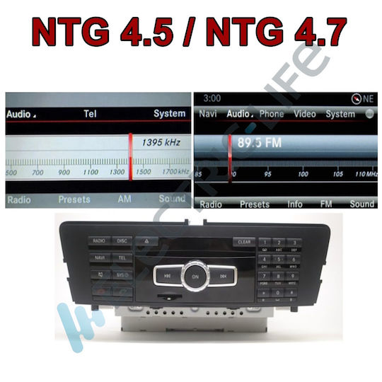 LM Digital Car Audio System for Mercedes-Benz A Class and CLA Class 2013 to 2017 Bluetooth USB Wi-Fi GPS Apple CarPlay Android Auto
