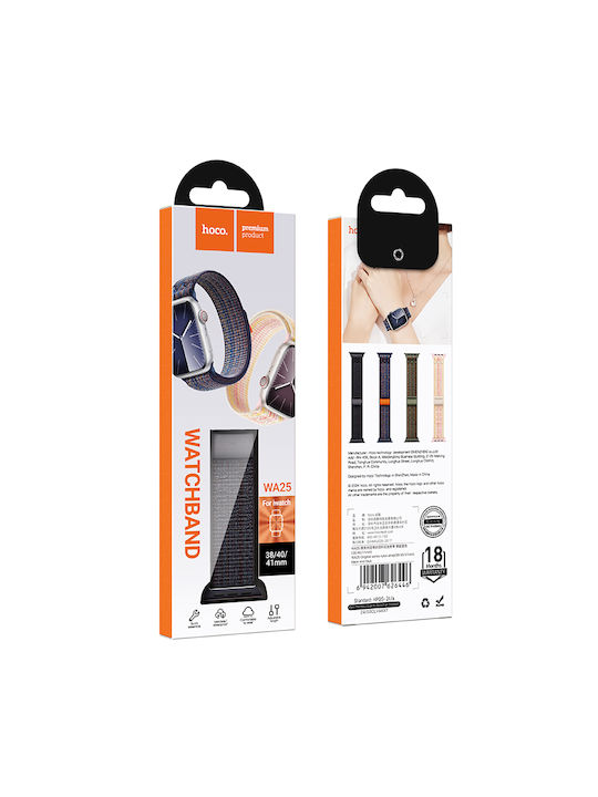 Hoco Wa25 Curea Tesatura Negru (Apple Watch 38/40/41/42mm)