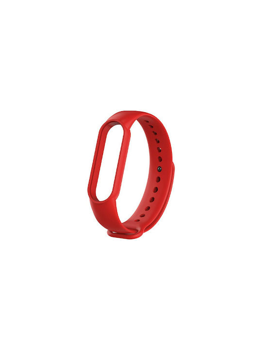 Tech-Protect Iconband Curea Silicon cu Pin Roșu (Xiaomi Mi Band 5/6/7)