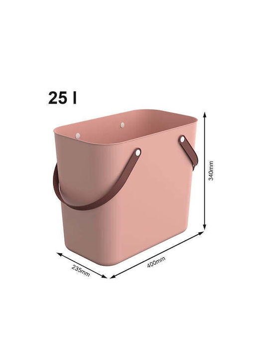 Rotho Babydesign Rotho Babydesign Mülleimer Kunststoff Rosa 25lt